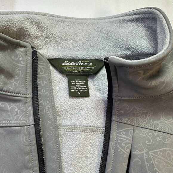 Eddie Bauer Women L windbreaker fleece lined. - Picture 2 of 16